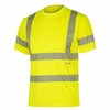 Pioneer Cooling Safety T-Shirt, Short Sleeve, Hi-Vis Yellow, 5XL V1053060U-5XL